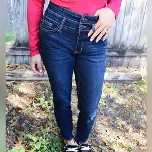 Judy Blue Relaxed Fit•Dark Wash•Double Trouble•Denim Jeans Size 7/28
